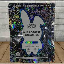 Lost & Found Microdose Gummies 7ct BLUE RAZZ