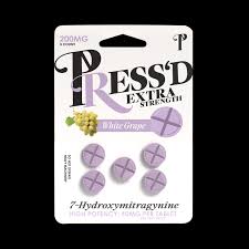 PRESS'D Extra Strength 200MG 5ct (White Grape)